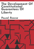 The_development_of_constitutional_guarantees_of_liberty